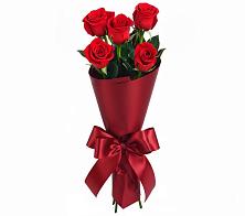 Букет 5 Красных роз Эдлесс Лав в Тюбе