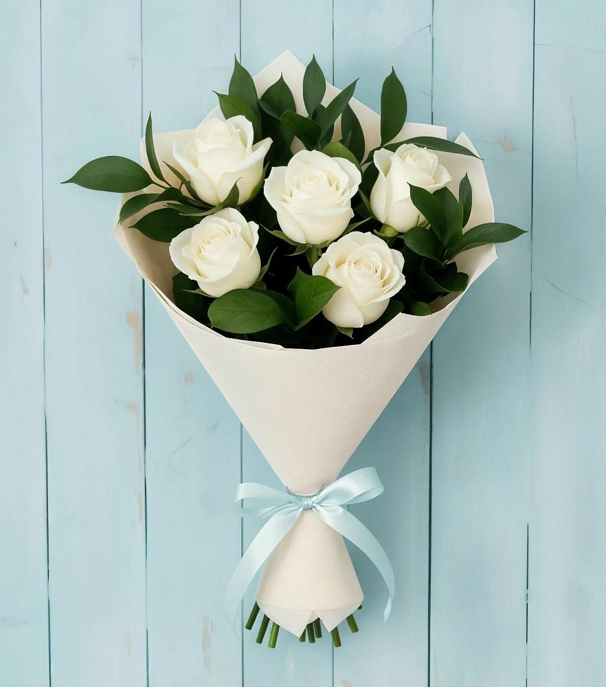 Букет цветов из: Розы в Тюбе