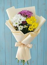 Букет цветов из:  Хризантемы в Тюбе