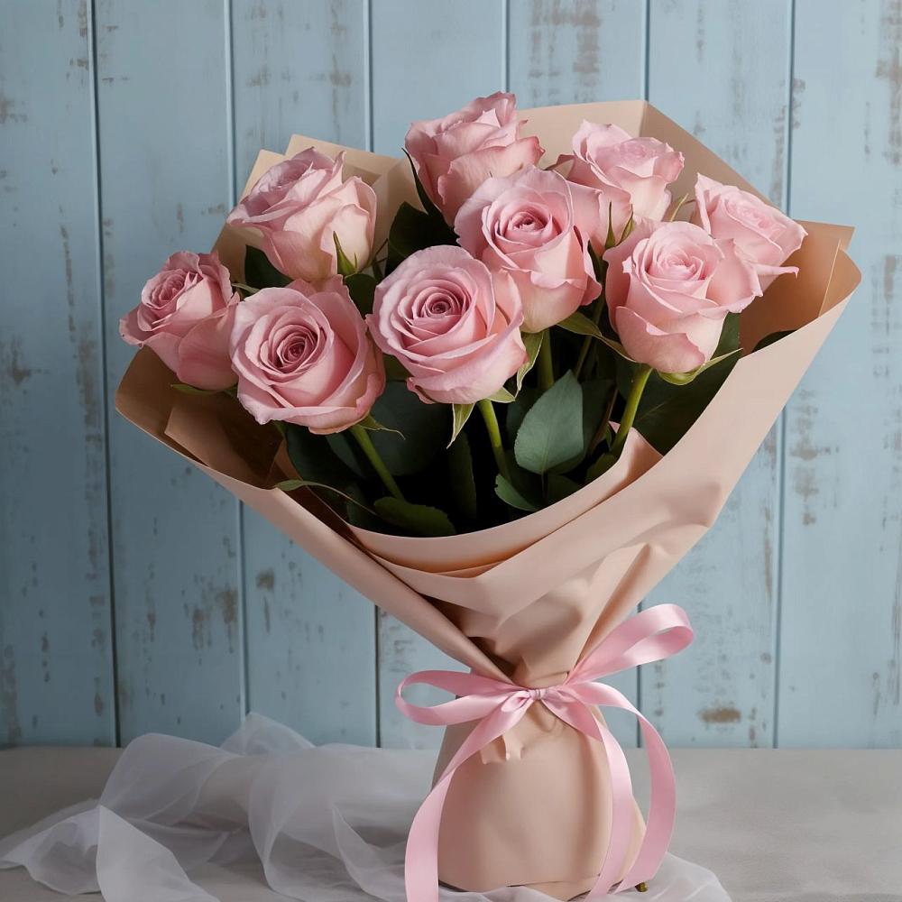 Букет цветов из: Розы в Тюбе