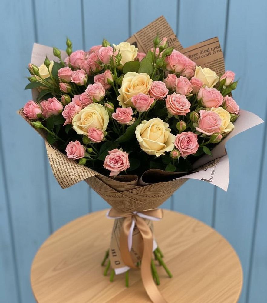 Букет цветов из: Розы в Тюбе