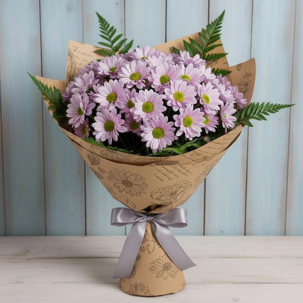 Букет цветов из: Хризантемы в Тюбе