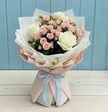 Букет цветов из:  Розы в Тюбе