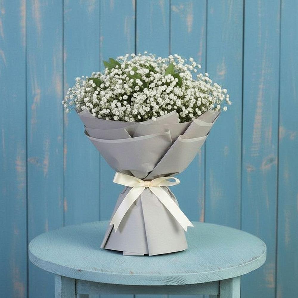 Букет цветов из: Гипсофила в Тюбе