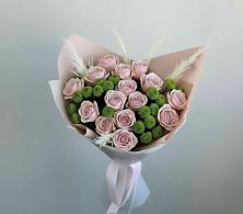 Букет цветов из:  Розы и Хризантемы в Тюбе