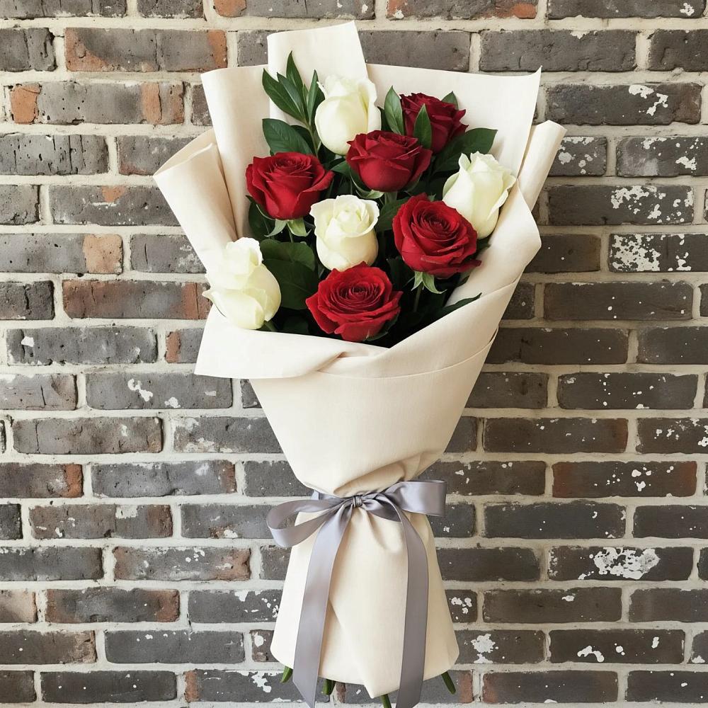 Букет цветов из: Розы в Тюбе