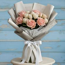 Букет цветов из:  Розы в Тюбе