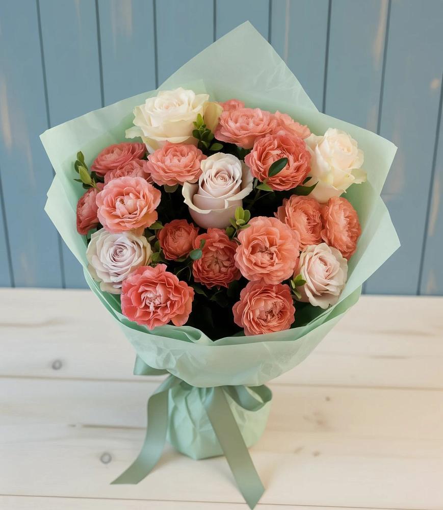 Букет цветов из: Розы в Тюбе