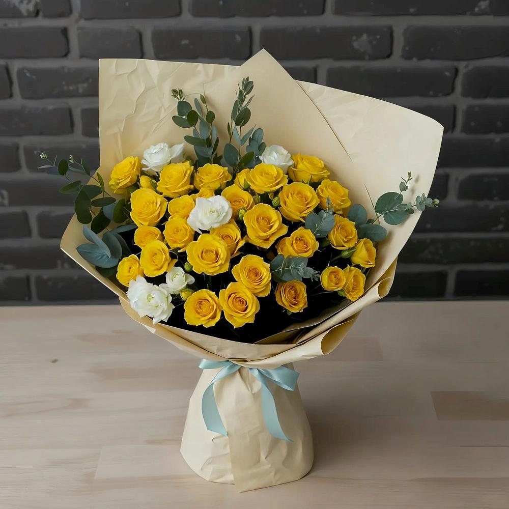 Букет цветов из: Розы в Тюбе