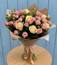 Букет цветов из:  Розы в Тюбе
