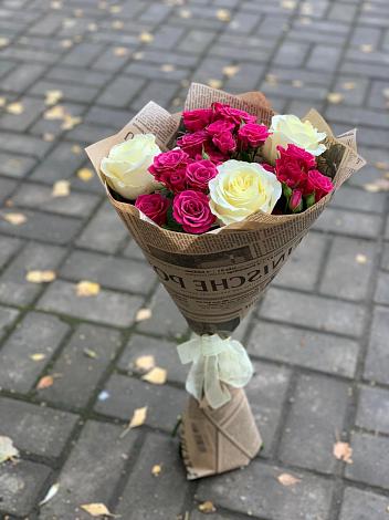 Букет цветов из: Розы в Тюбе