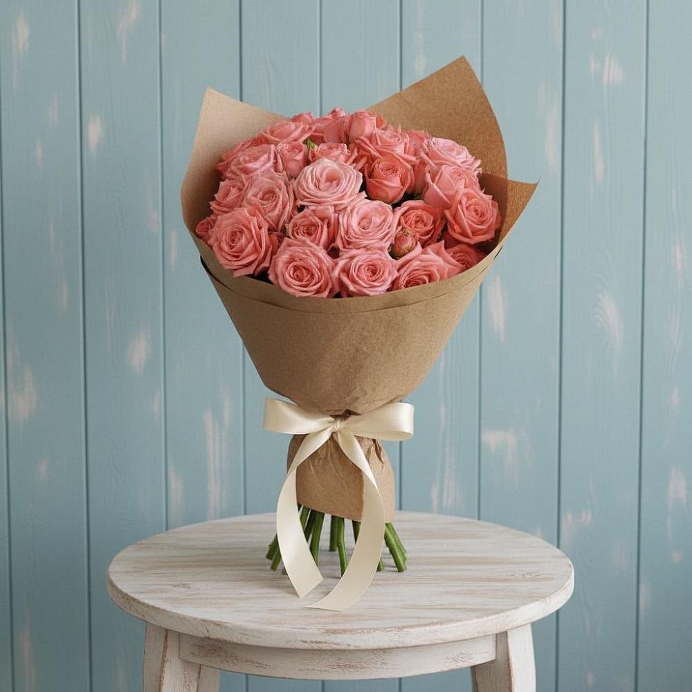 Букет цветов из: Розы в Тюбе