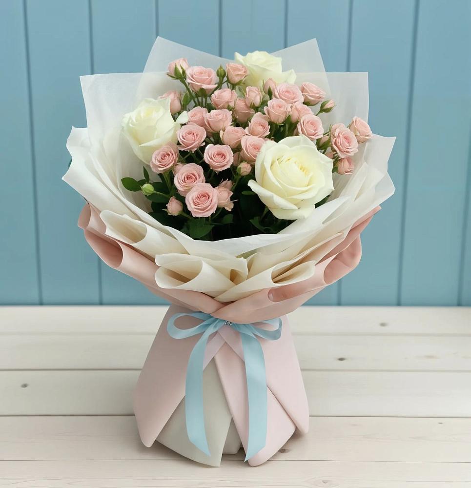 Букет цветов из: Розы в Тюбе