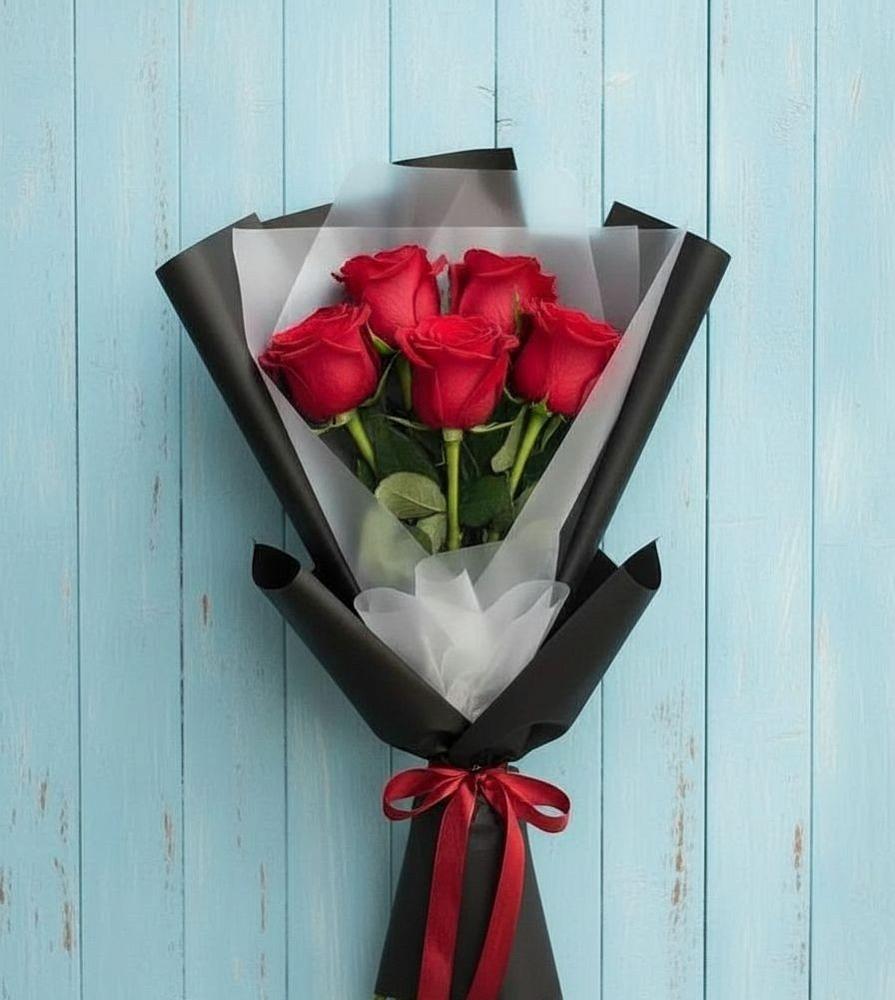 Букет цветов из: Розы в Тюбе