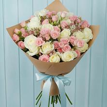 Букет цветов из:  Розы в Тюбе